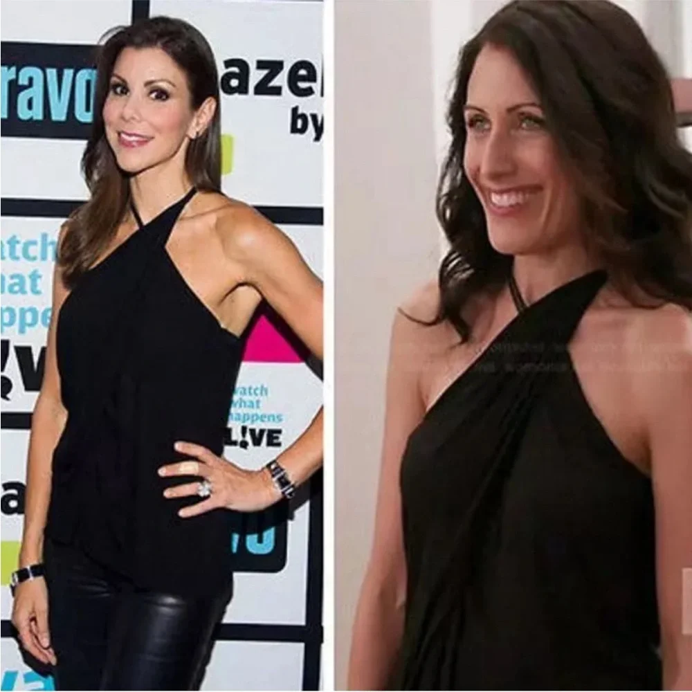 Helmut Lang Lush Voile Twist Neck Top - Picture 6 of 7